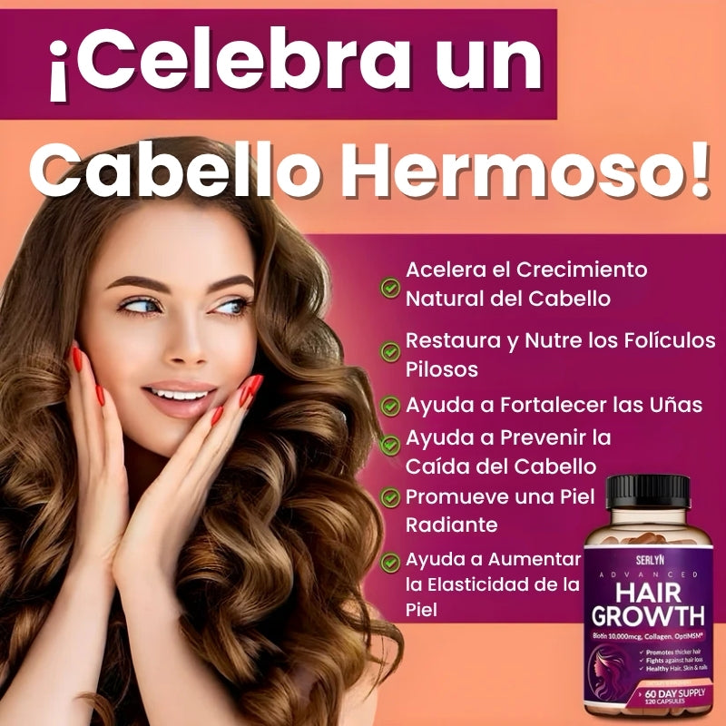 Vitaminas Avanzadas para el Crecimiento del Cabello: Más Lleno, Más Grueso