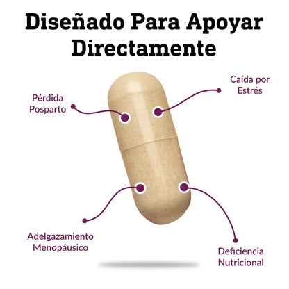 Crecimiento Capilar Avanzado para Mujeres - 120 Cápsulas