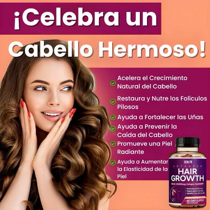 Vitaminas Avanzadas para el Crecimiento del Cabello: Más Lleno, Más Grueso